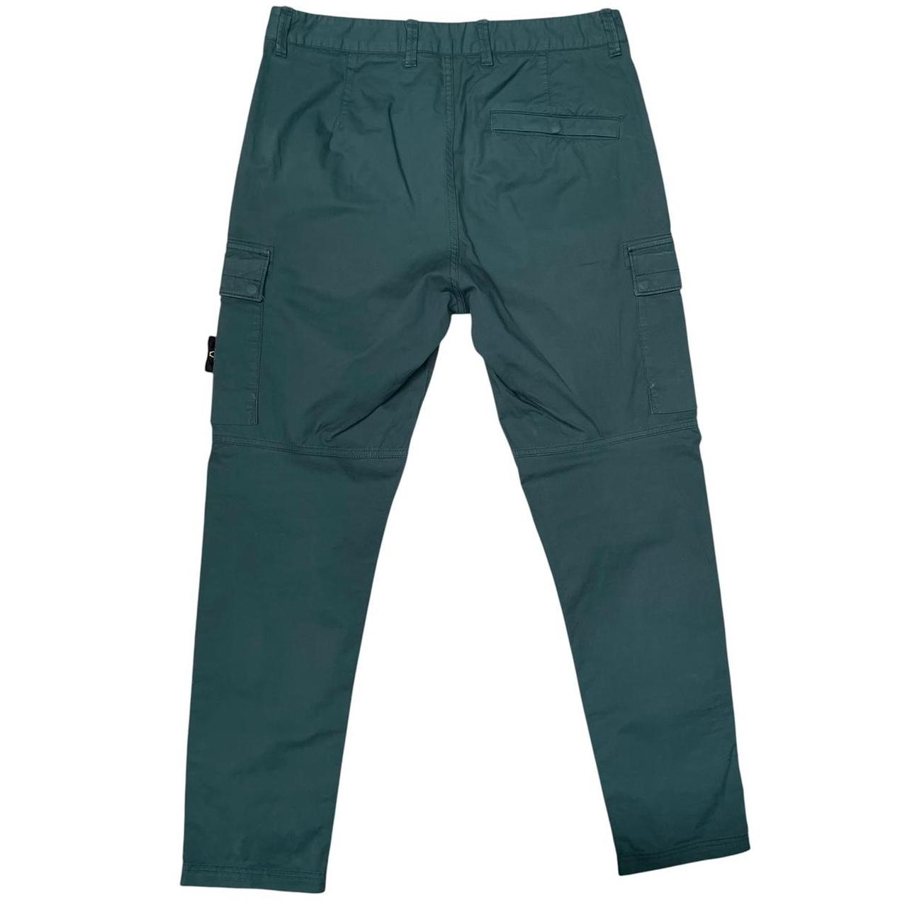 Stone Island Green RE-T Fit Cargo Trousers
