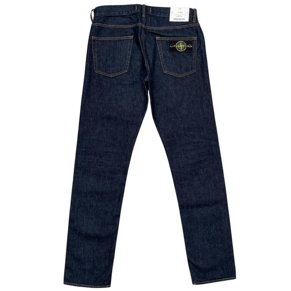 Stone Island AW 2017 Dark Navy Blue RE-T Fit Denim Jeans