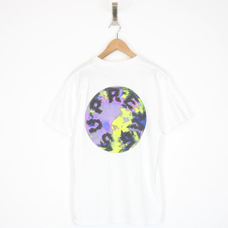 Supreme 2020 Marble White and Multicoloured Short Sleeve T-Shirt