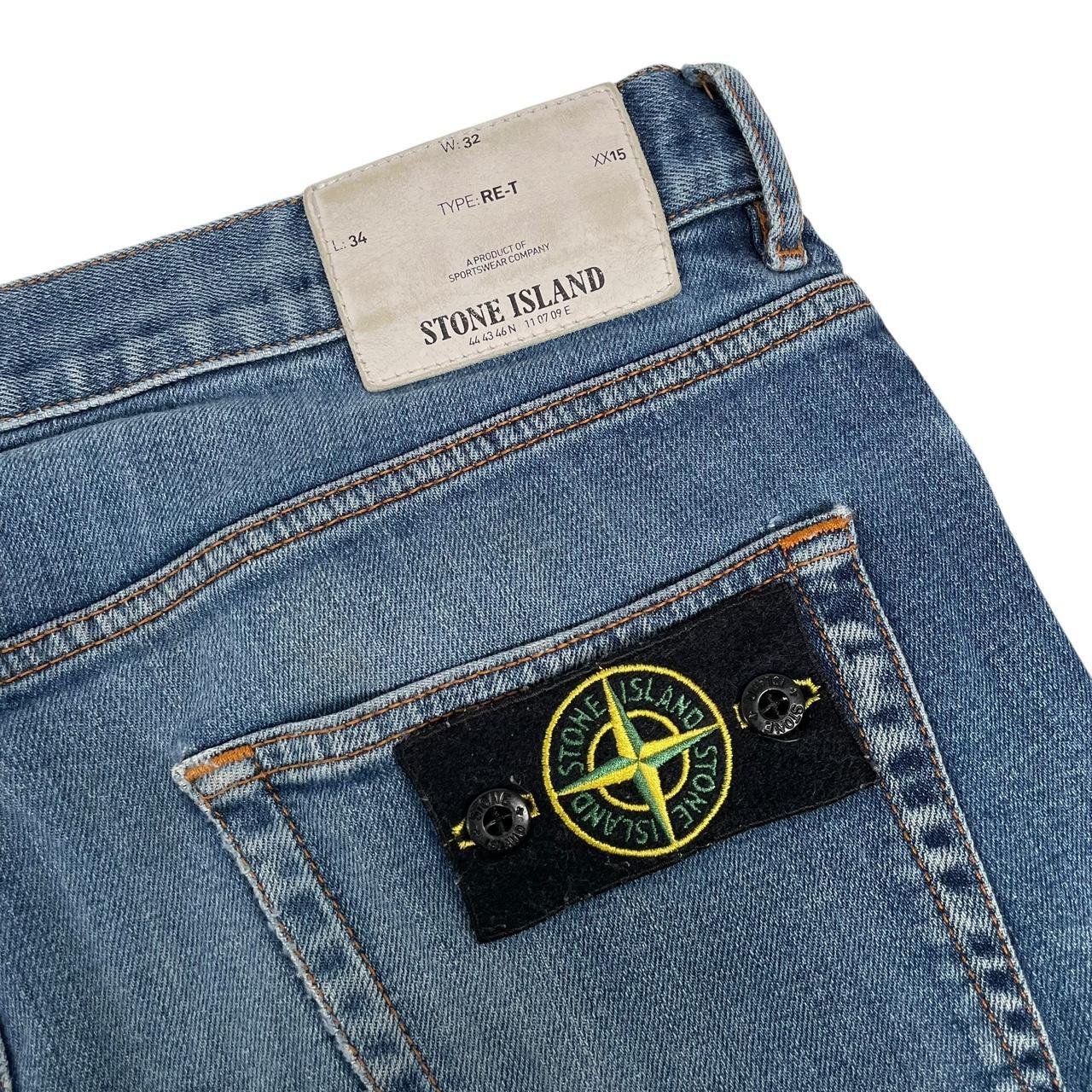 Stone Island AW 2015 Blue RE-T Fit Denim Jeans