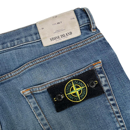Stone Island AW 2015 Blue RE-T Fit Denim Jeans