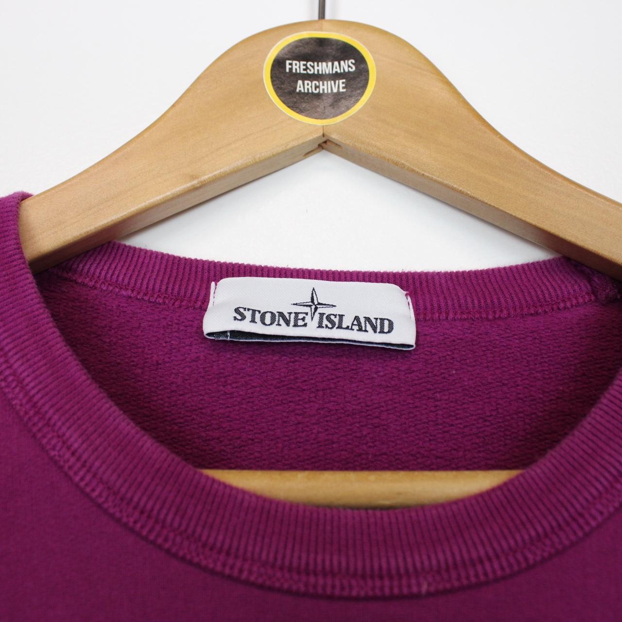 Stone Island AW 2018 Purple Cotton Sweatshirt Jumper