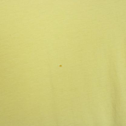 Polo Ralph Lauren yellow short sleeve cotton t-shirt with pocket and logo detail.