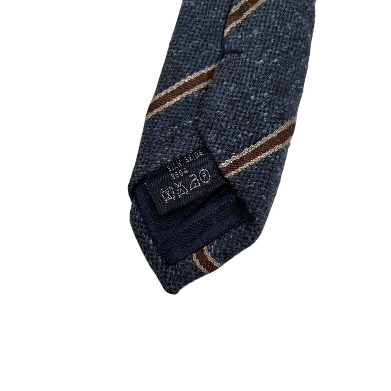 Vintage Burberry London Blue Striped Silk Tie