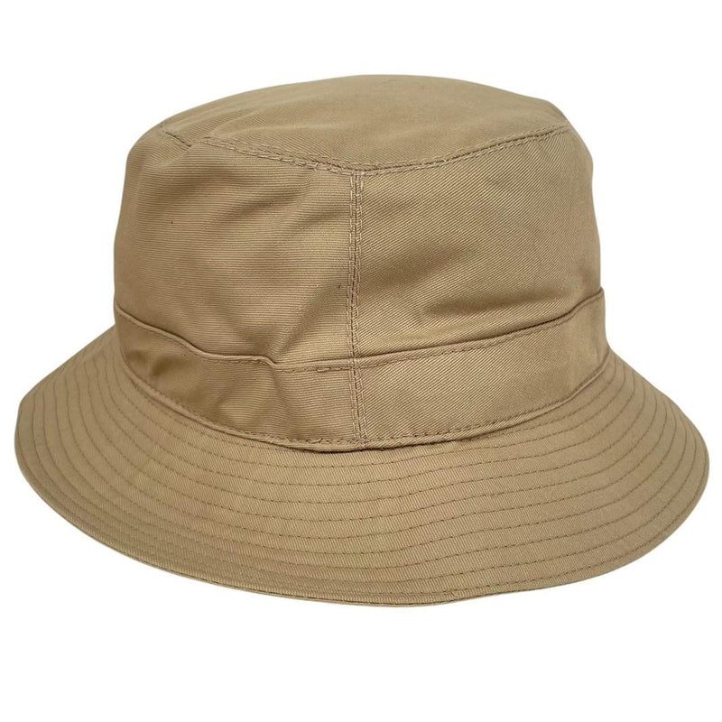 Vintage 80s Burberry Tan Brown Nova Check Cotton Bucket Hat