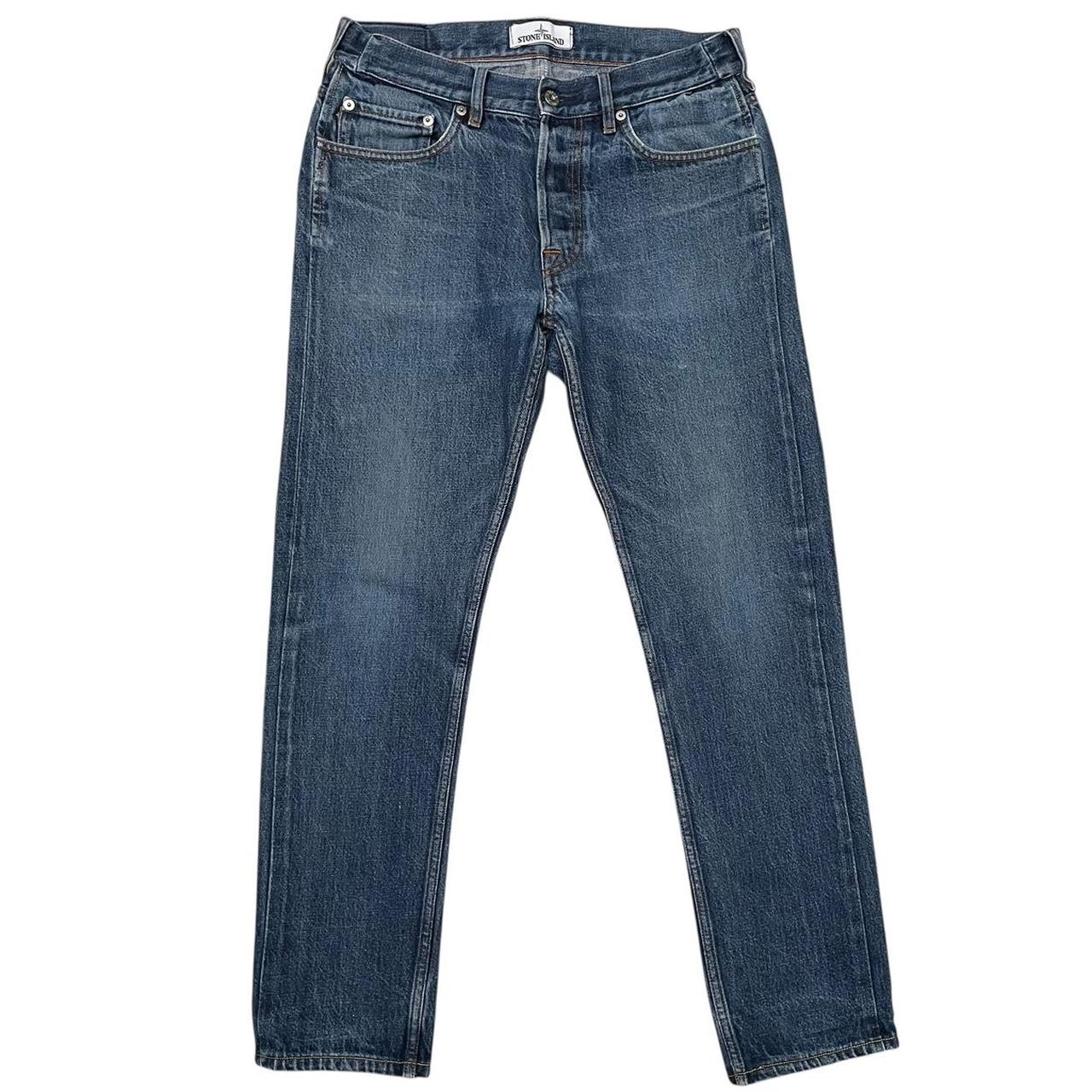 Stone Island SS 2017 Navy Blue Slim Fit Denim Jeans