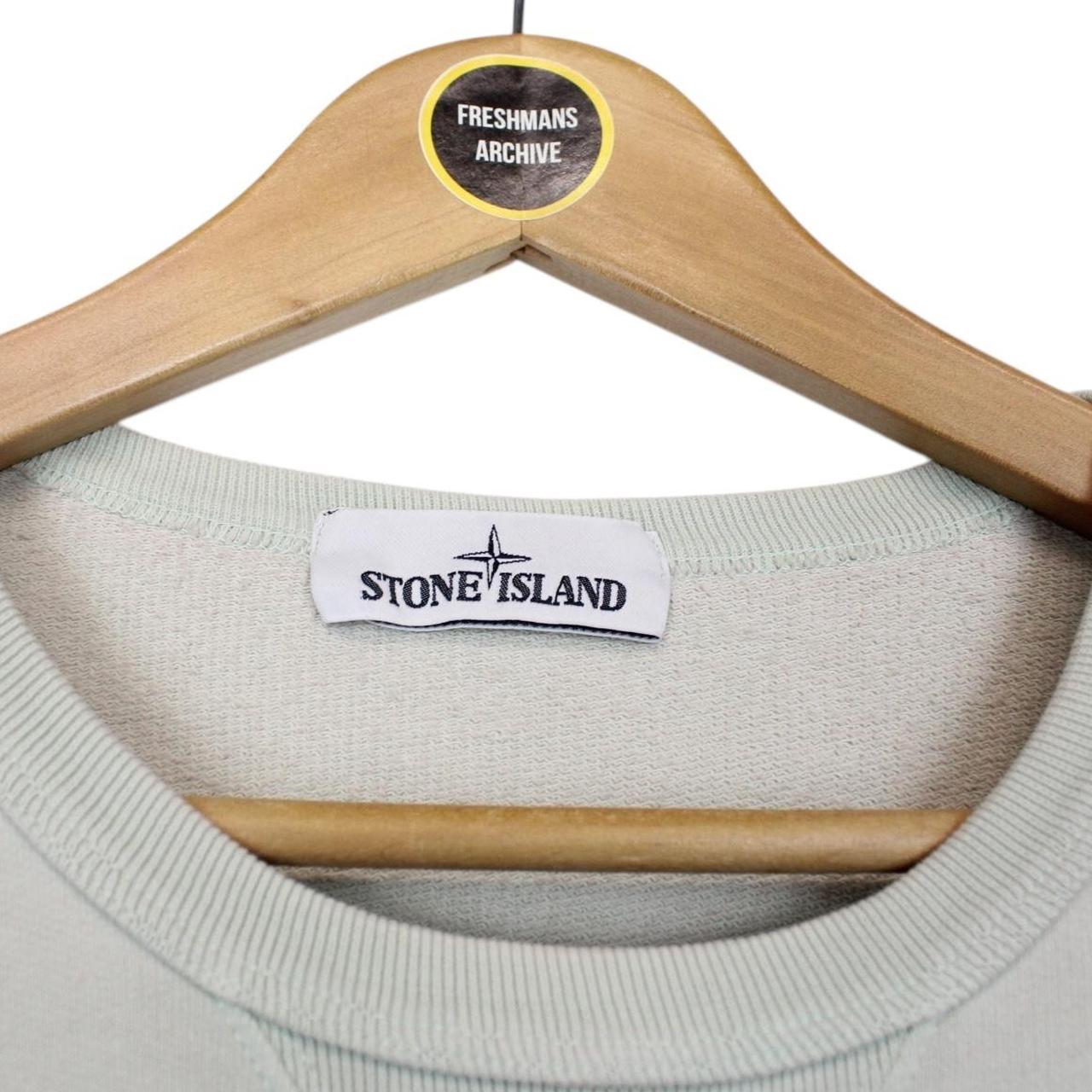 Stone Island SS 2018 Pale Green Cotton Sweatshirt Jumper