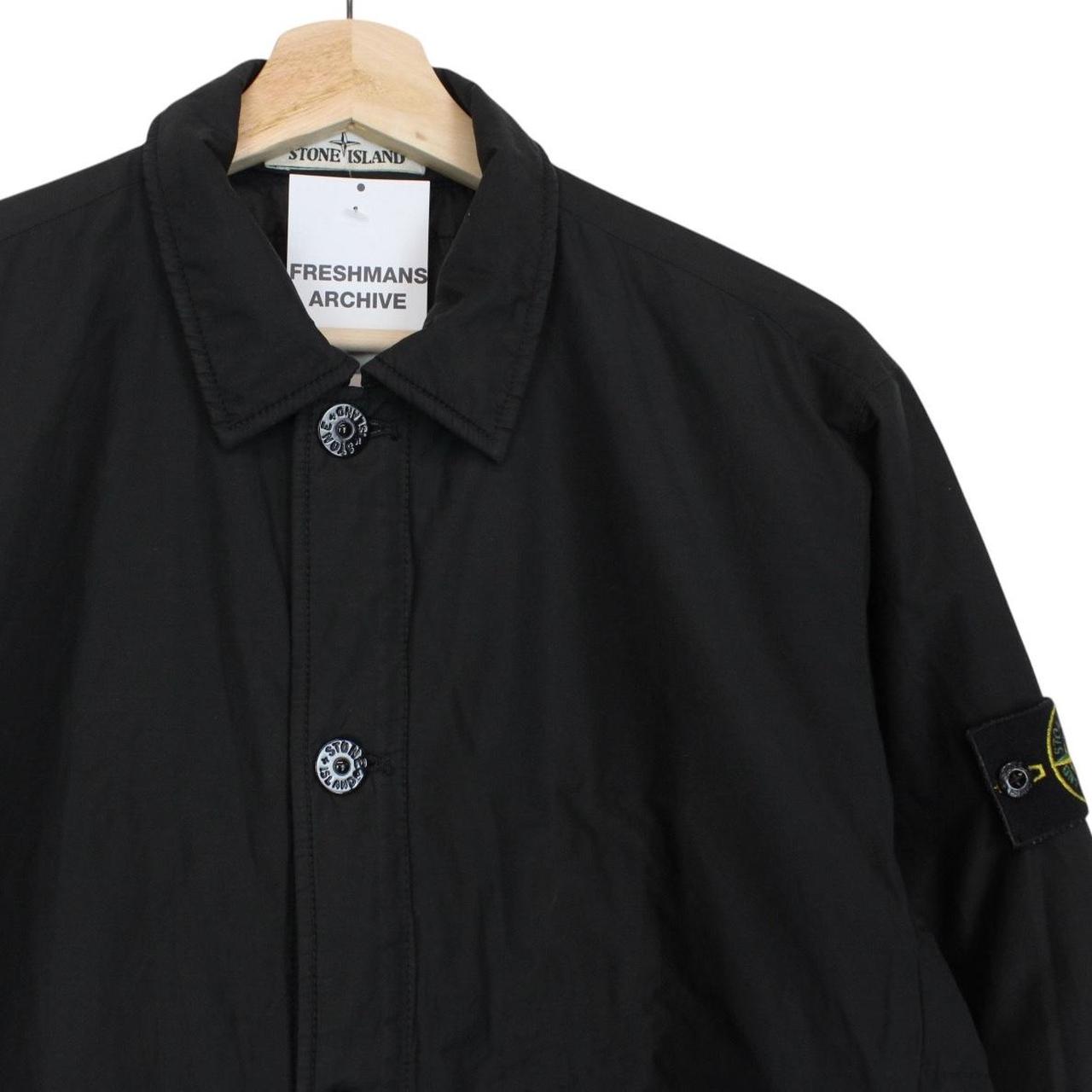 Stone Island AW 2021 Black Primaloft Nylon Coach Jacket