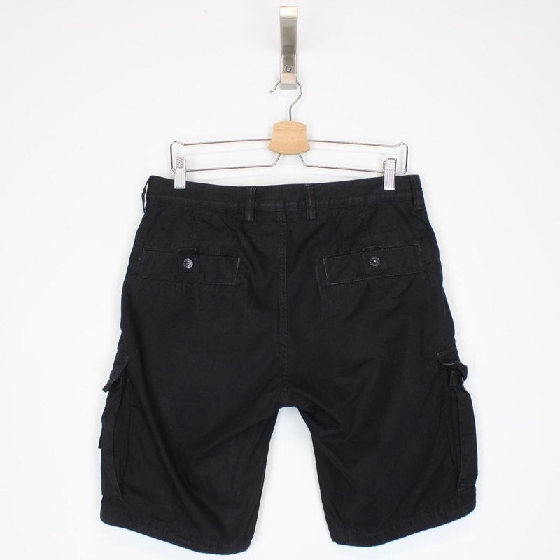 Stone Island SS 2013 Black Bermuda Cotton Cargo Shorts