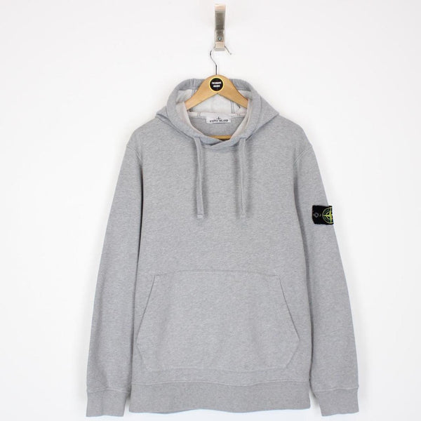 Stone Island AW 2022 Grey Cotton Hoodie Jumper