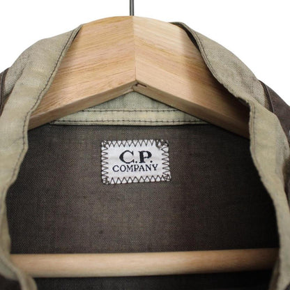 Vintage CP Company SS 2004 Brown Lino Flax Jacket