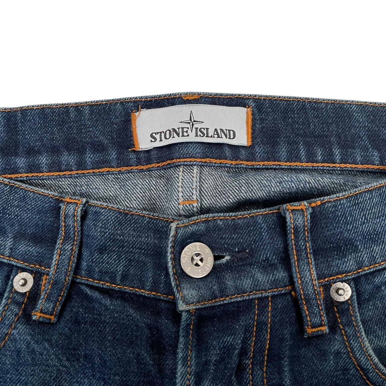 Stone Island SS 2017 Navy Blue Slim Fit Denim Jeans