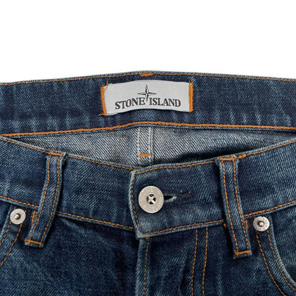 Stone Island SS 2017 Navy Blue Slim Fit Denim Jeans