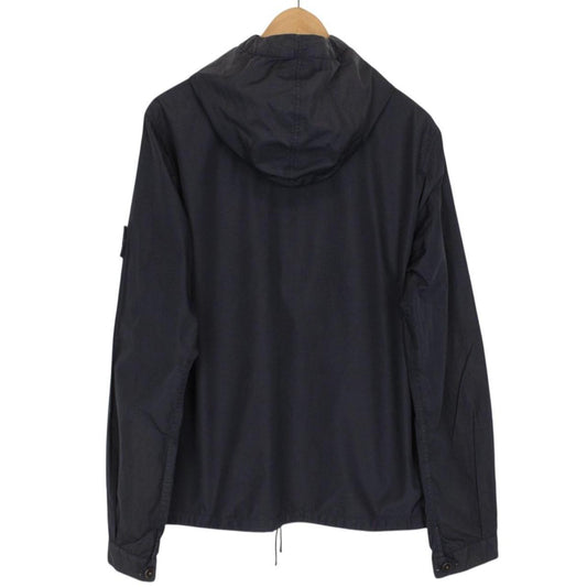 Stone Island SS 2008 Navy Blue Nylon Spalmatura Full Zip Jacket
