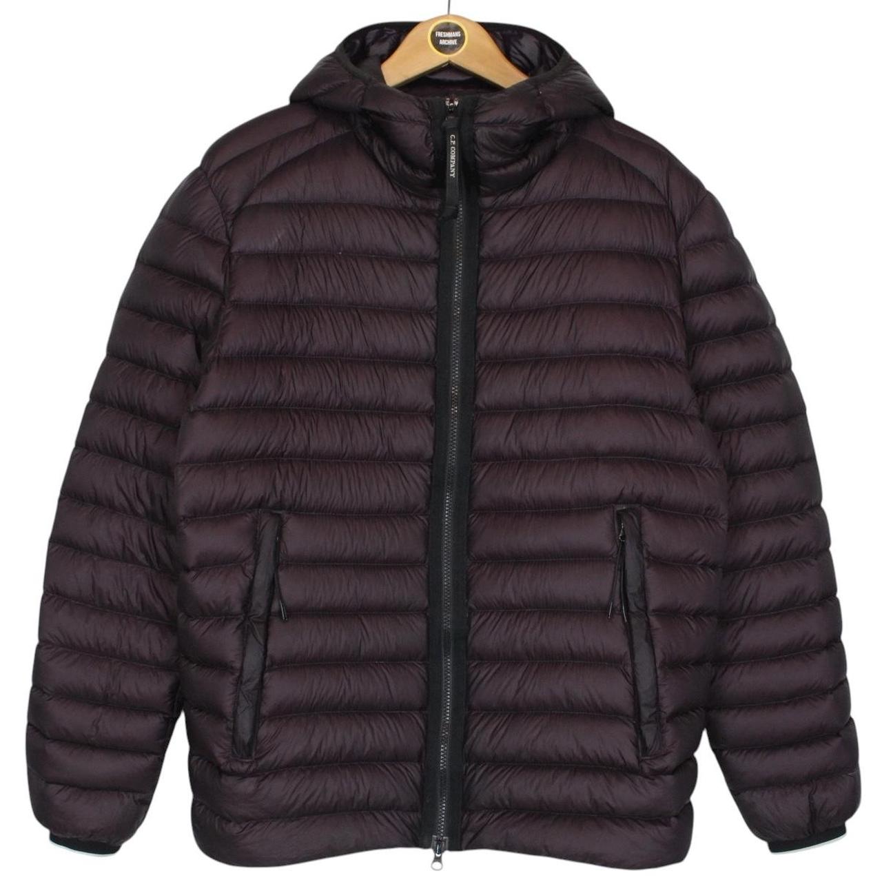 CP Company Plum Purple DD Shell Full Zip Down Goggle Jacket