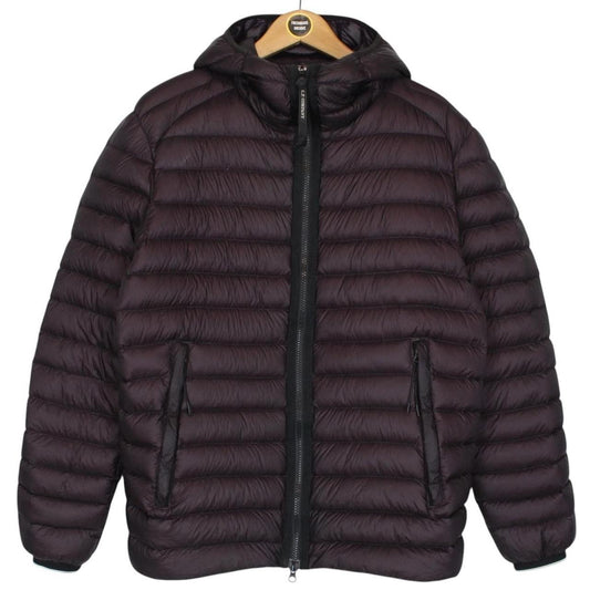 CP Company Plum Purple DD Shell Full Zip Down Goggle Jacket