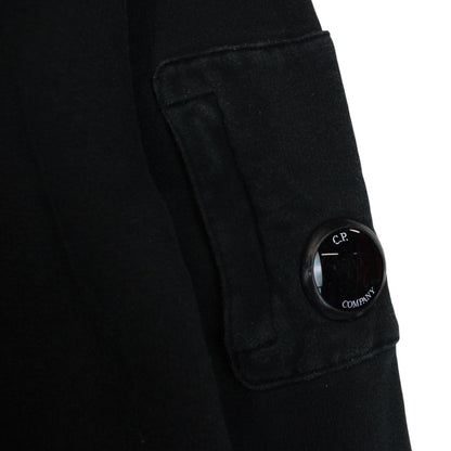 CP Company Black Cotton Lens Sweatshirt Jumper