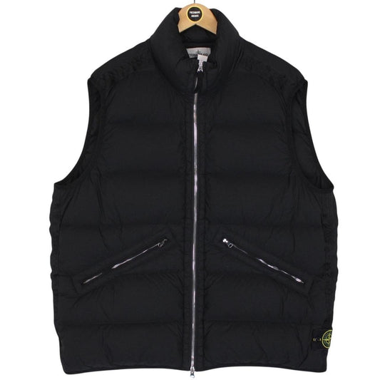Stone Island AW 2024 Black Seamless Tunnel Nylon Down-TC Gilet