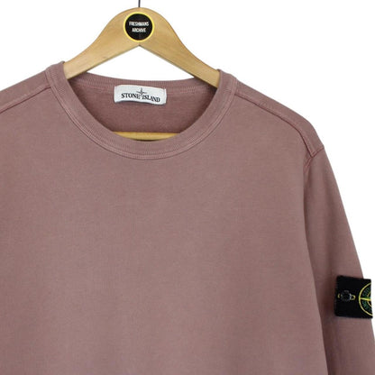 Stone Island AW 2018 Pink Cotton Sweatshirt Jumper