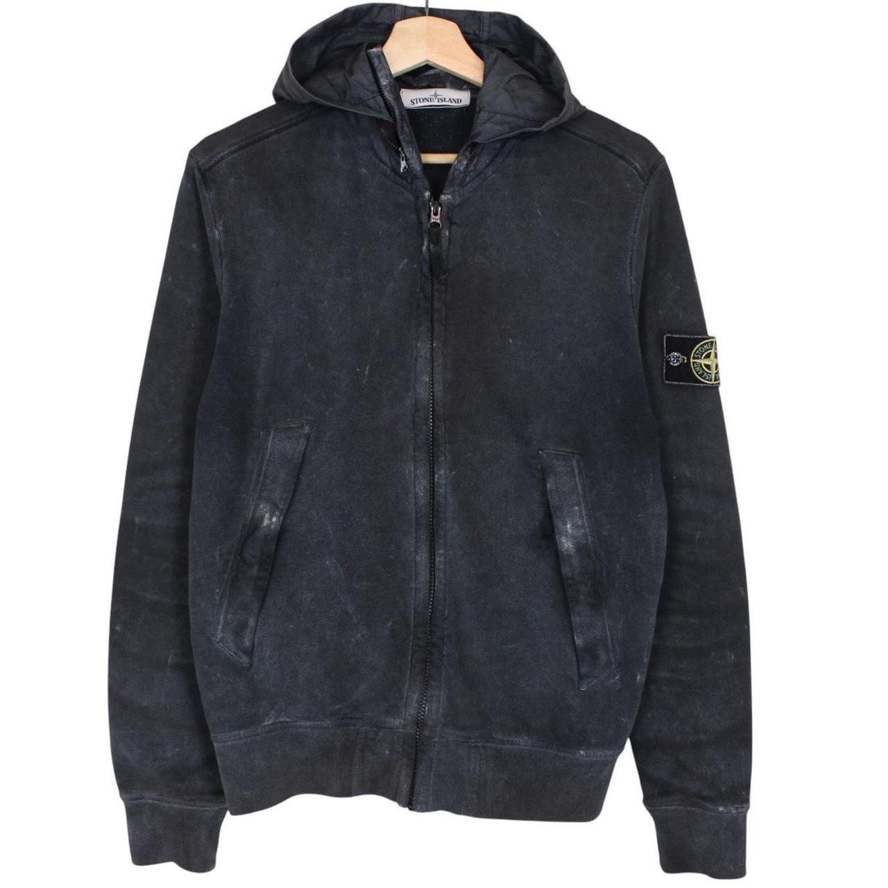 Stone Island AW 2017 Navy Blue Frost Hoodie Jumper