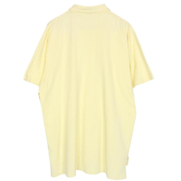 Vintage Polo Ralph Lauren Yellow Short Sleeve Cotton Polo Shirt