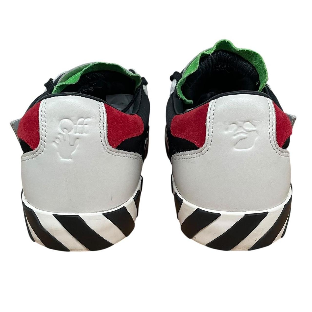 Off White Multicoloured Floating Arrow Vulcanized Leather Low Top Trainers