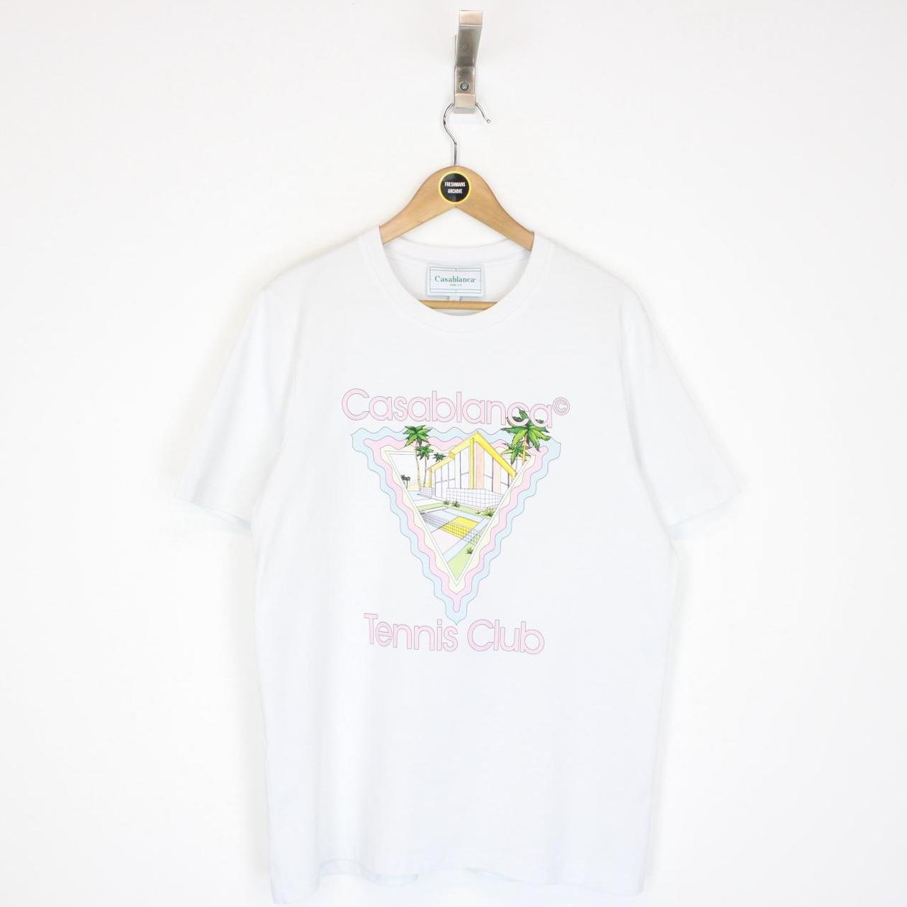 Casablanca White and Multicoloured Maison De Reve Graphic Short Sleeve T-Shirt