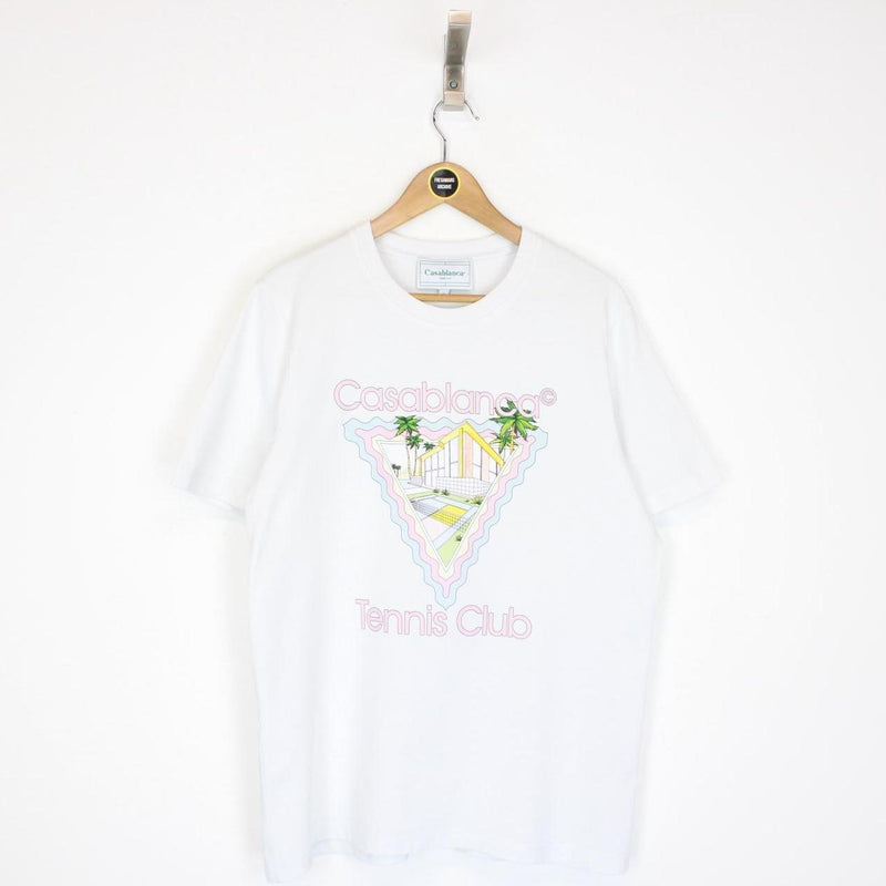 Casablanca White and Multicoloured Maison De Reve Graphic Short Sleeve T-Shirt