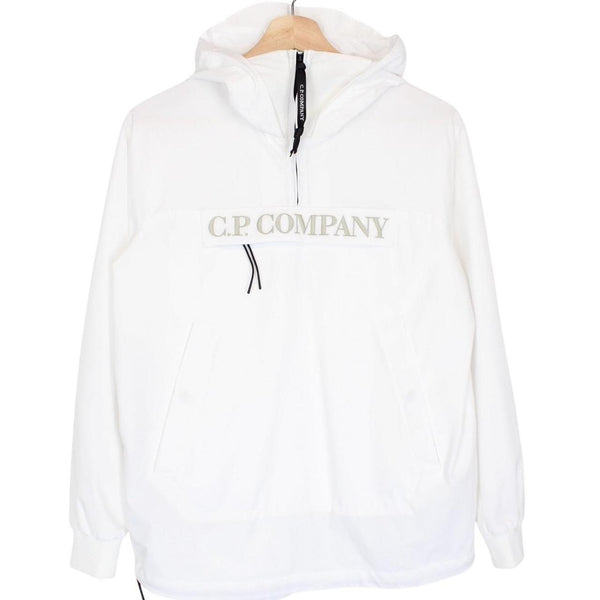 CP Company White Pro Tek 1/4 Zip Windbreaker Jacket