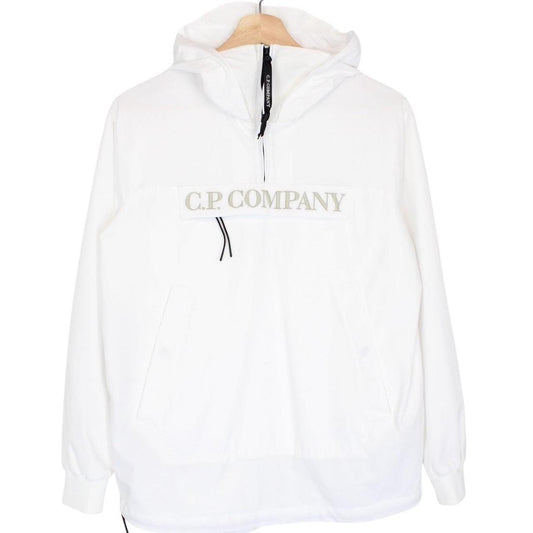 CP Company White Pro Tek 1/4 Zip Windbreaker Jacket