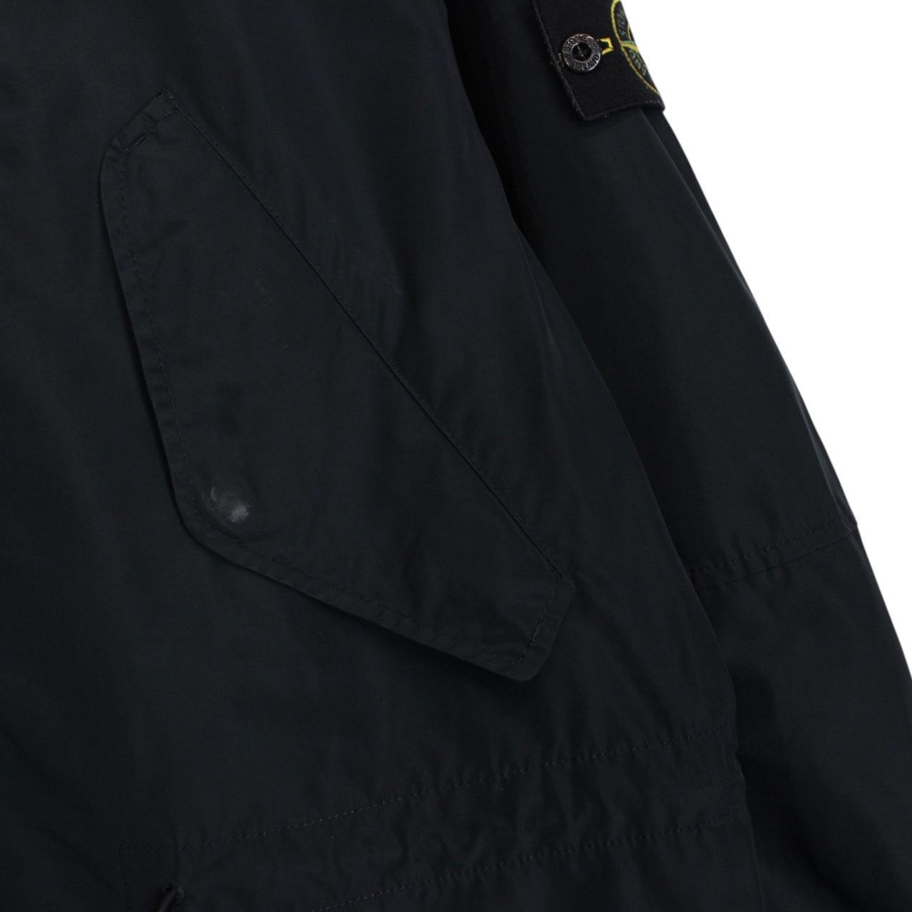 Stone Island SS 2018 Navy Blue Micro Reps Full Zip Parka Jacket