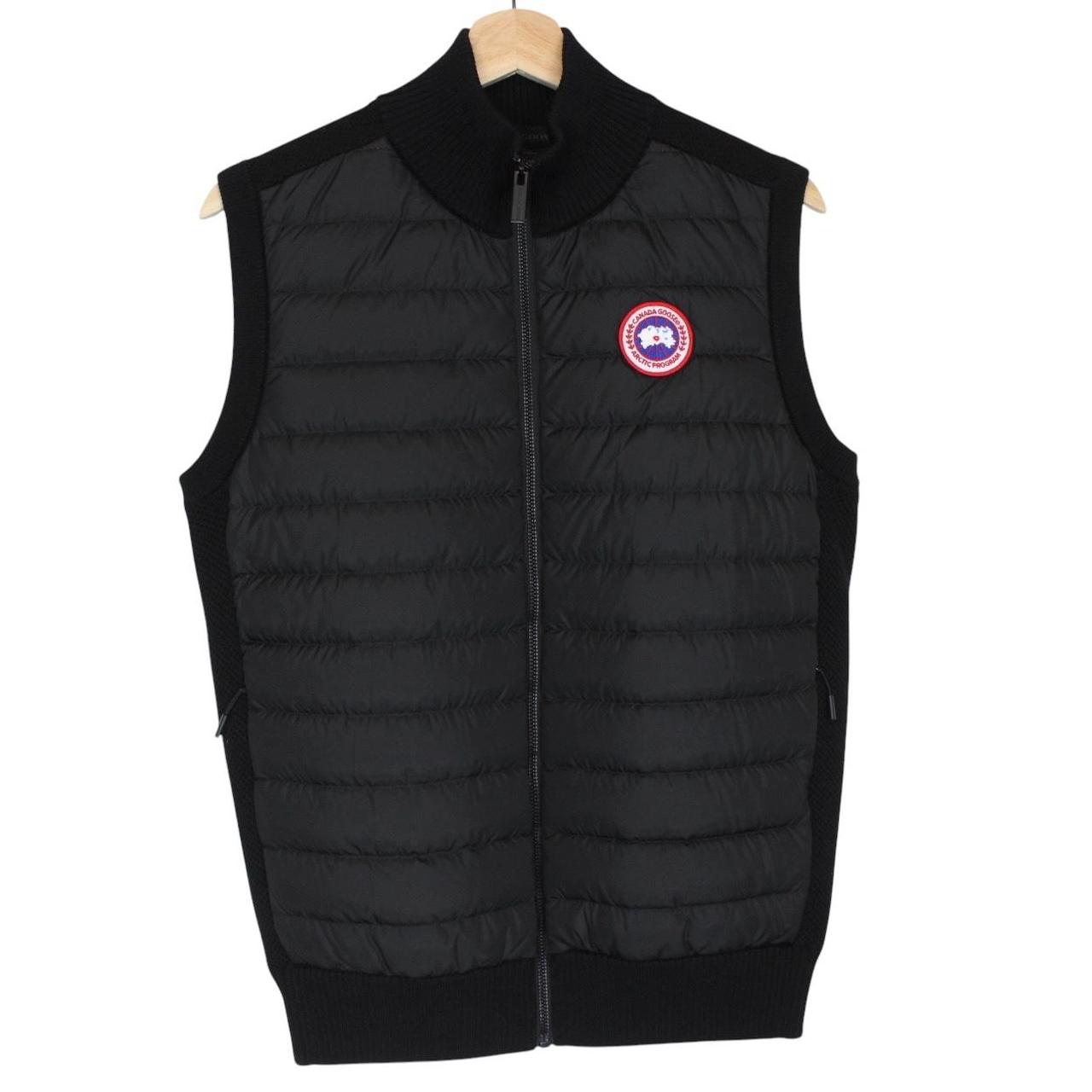 Canada Goose Hybridge Wool Knit Black Down Gilet / Bodywarmer