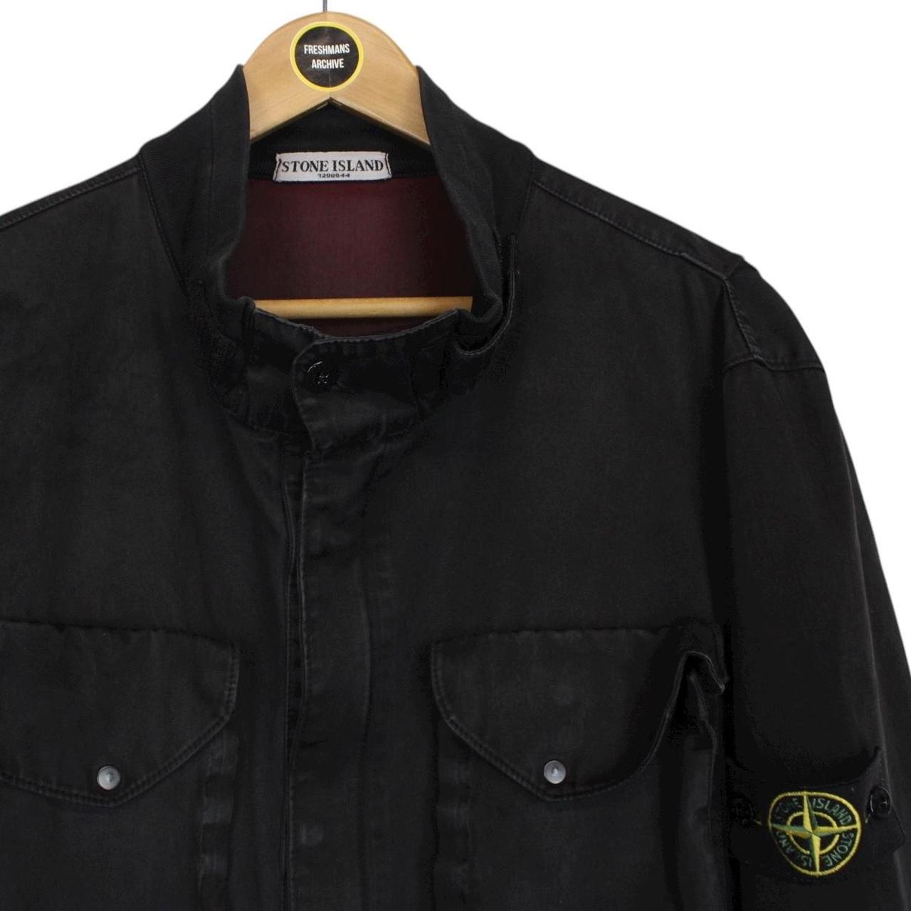 Vintage Stone Island SS 2008 Black Full Zip Multi Pocket Jacket