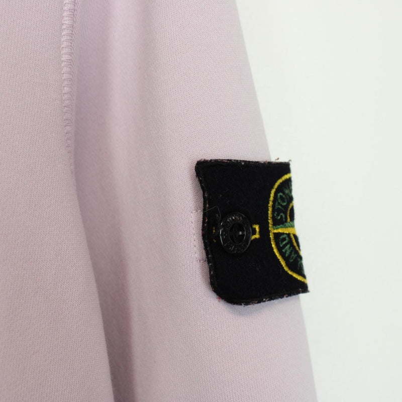 Stone Island SS 2022 Lilac Purple Cotton Sweatshirt Jumper
