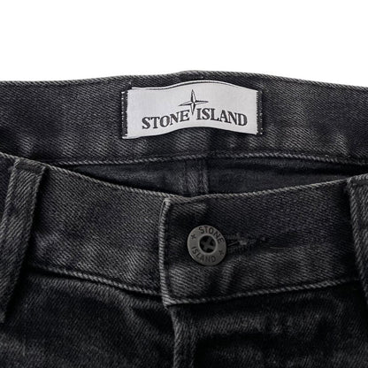 Stone Island SS 2017 Black RE-T Fit Denim Jeans