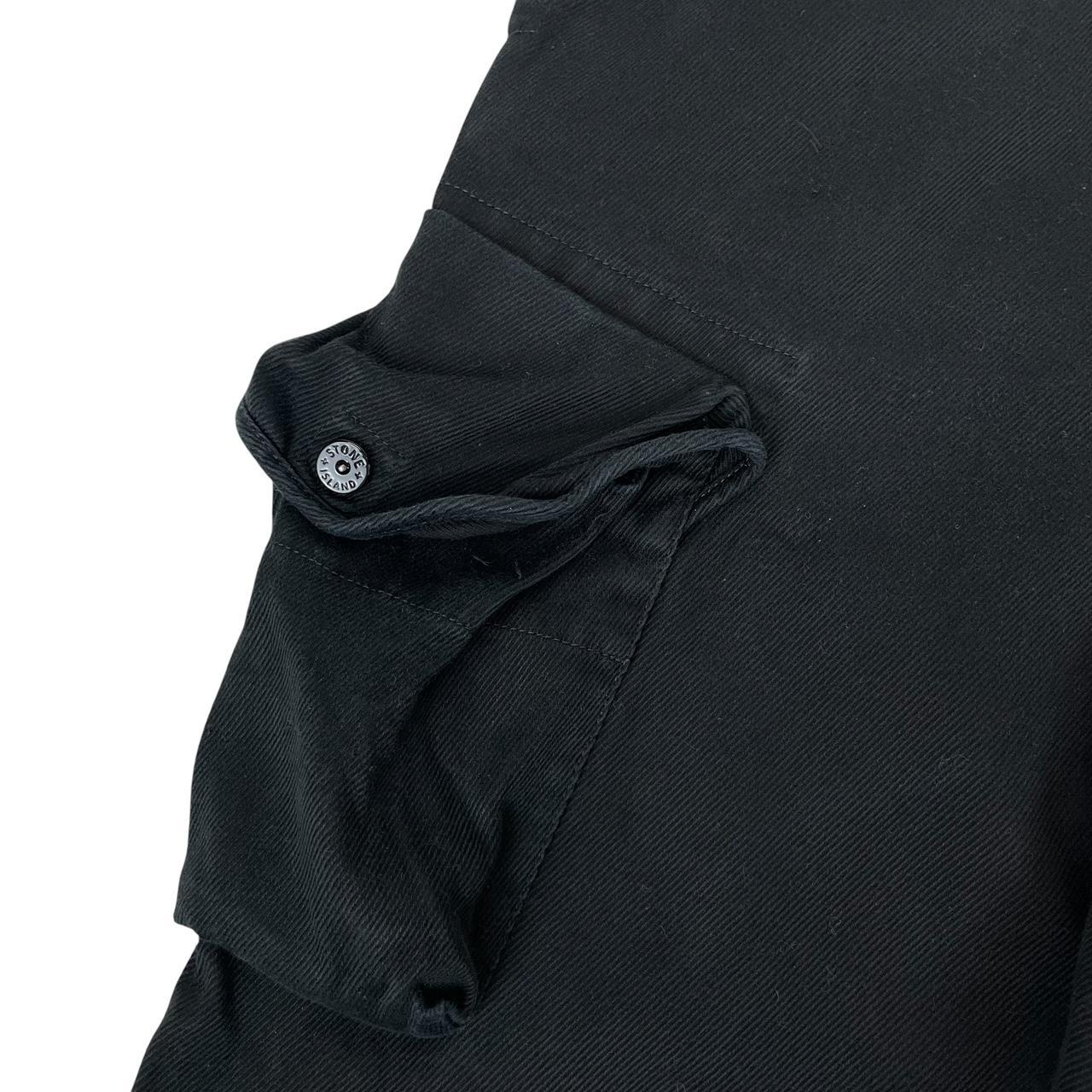 Stone Island AW 2021 Black RE-T Fit Cargo Trousers