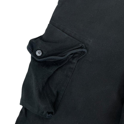 Stone Island AW 2021 Black RE-T Fit Cargo Trousers
