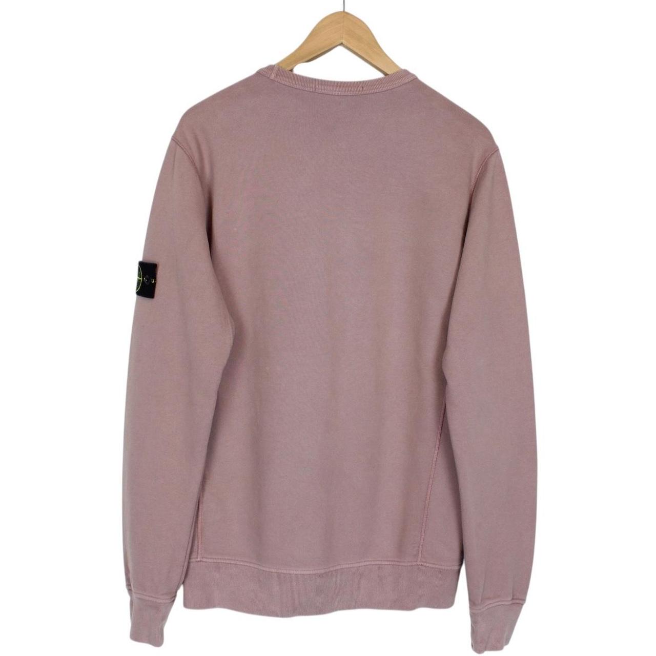 Stone Island AW 2018 Mauve Cotton Sweatshirt Jumper