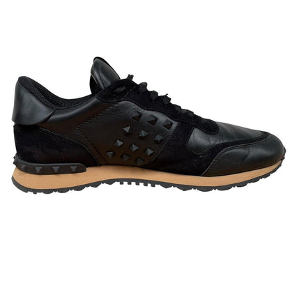 Valentino Garavani Rockrunner Black Camouflage Trainers