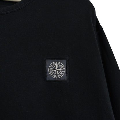 Stone Island SS 2018 Black Long Sleeve Compass T-Shirt
