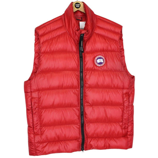 Canada Goose Crofton Red Nylon Down Gilet / Bodywarmer