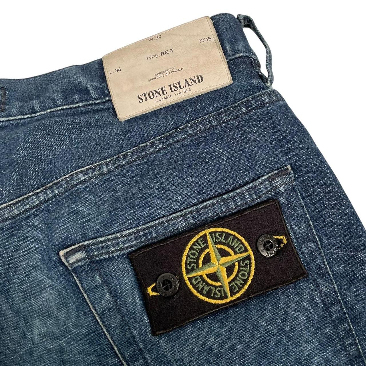 Stone Island SS 2016 Navy Blue RE-T Fit Denim Jeans