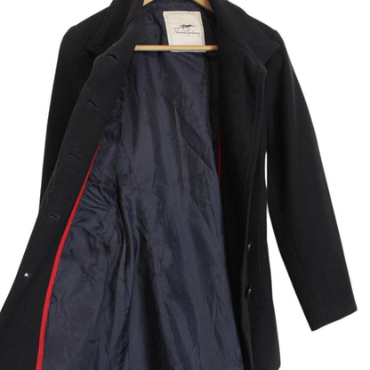 Vintage Thomas Burberry Navy Blue Wool Belted Coat