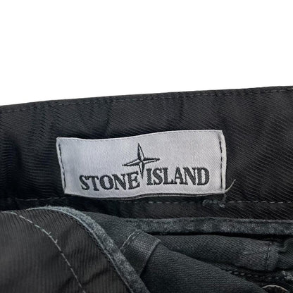 Stone Island AW 2019 Black Slim Fit Cargo Trousers