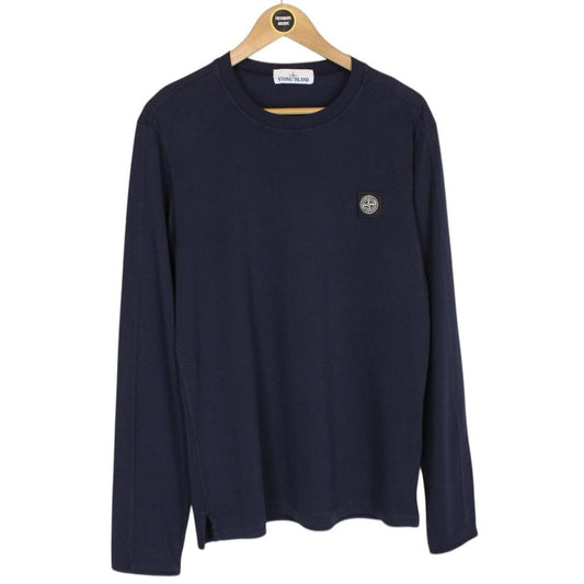 Stone Island AW 2016 Navy Blue Long Sleeve Compass T-Shirt