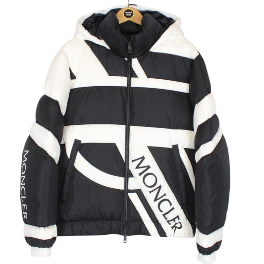 Moncler 5 Craig Green Plungery White and Black Full Zip Down Jacket