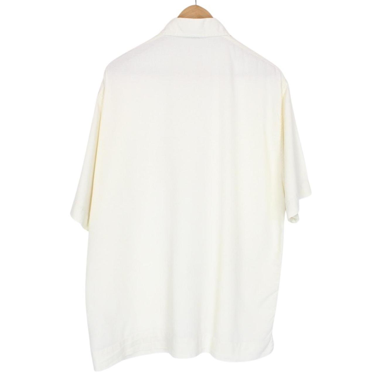 Vintage Stone Island SS 2000 Cream Short Sleeve Cotton Shirt