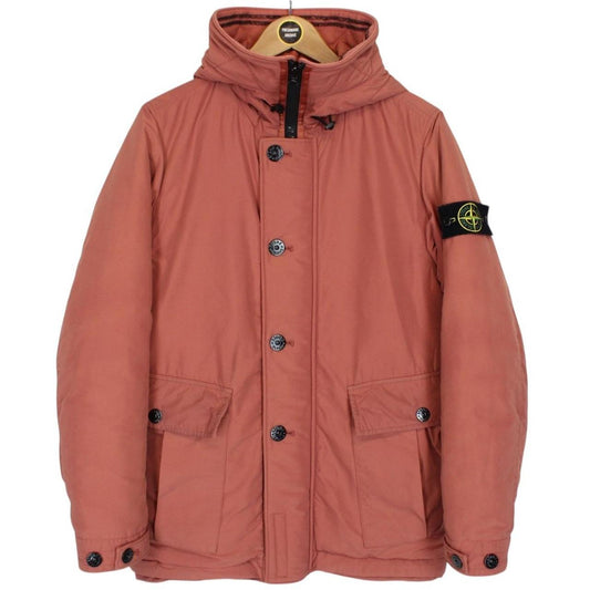 Stone Island AW 2019 Orange Micro Reps Primaloft Hooded Jacket