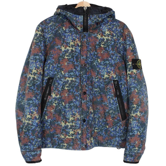 Stone Island AW 2013 Multicoloured Raso Gommato Camo OVD Jacket
