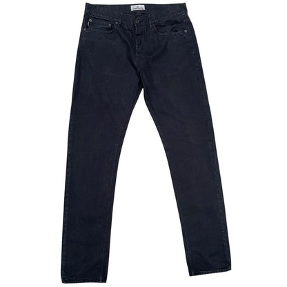 Stone Island AW 2014 Black RE-T Fit Cotton Trousers